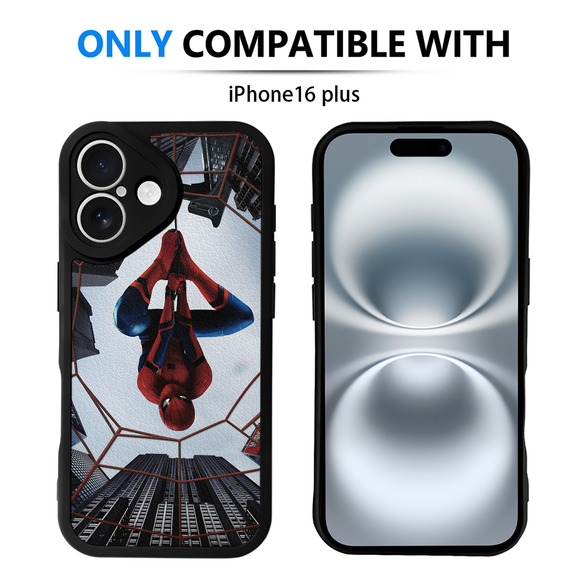 （画像用） アベンジャーズ The Avengers 【iPhone 16シリーズ対応】シリコンスマホケース（レザー調） 材質：シリコン